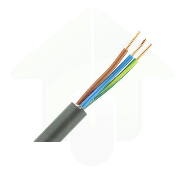 YMVK installatiekabel – 3x1,5 mm² – grijs