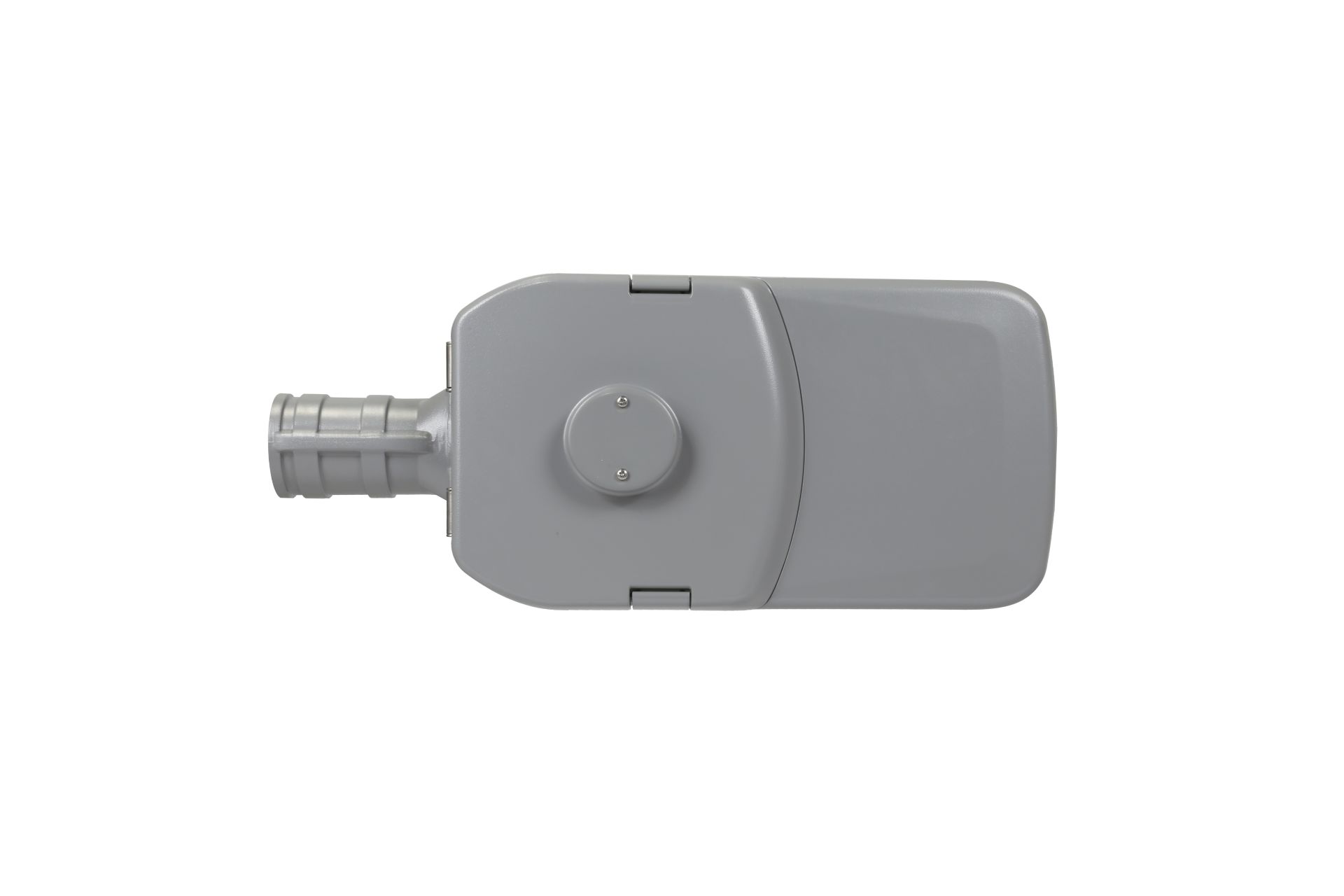 Robuuste LED straatarmatuur met gladde poedercoating en veiligheidsglas