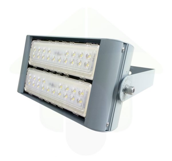 TETRA-XS ZWARE INDUSTRIE SCHIJNWERPER - 80 Watt 100 Watt of 120 Watt met twee led modules - Gevelverlichting, mastverlichting, scheepvaartverlichting