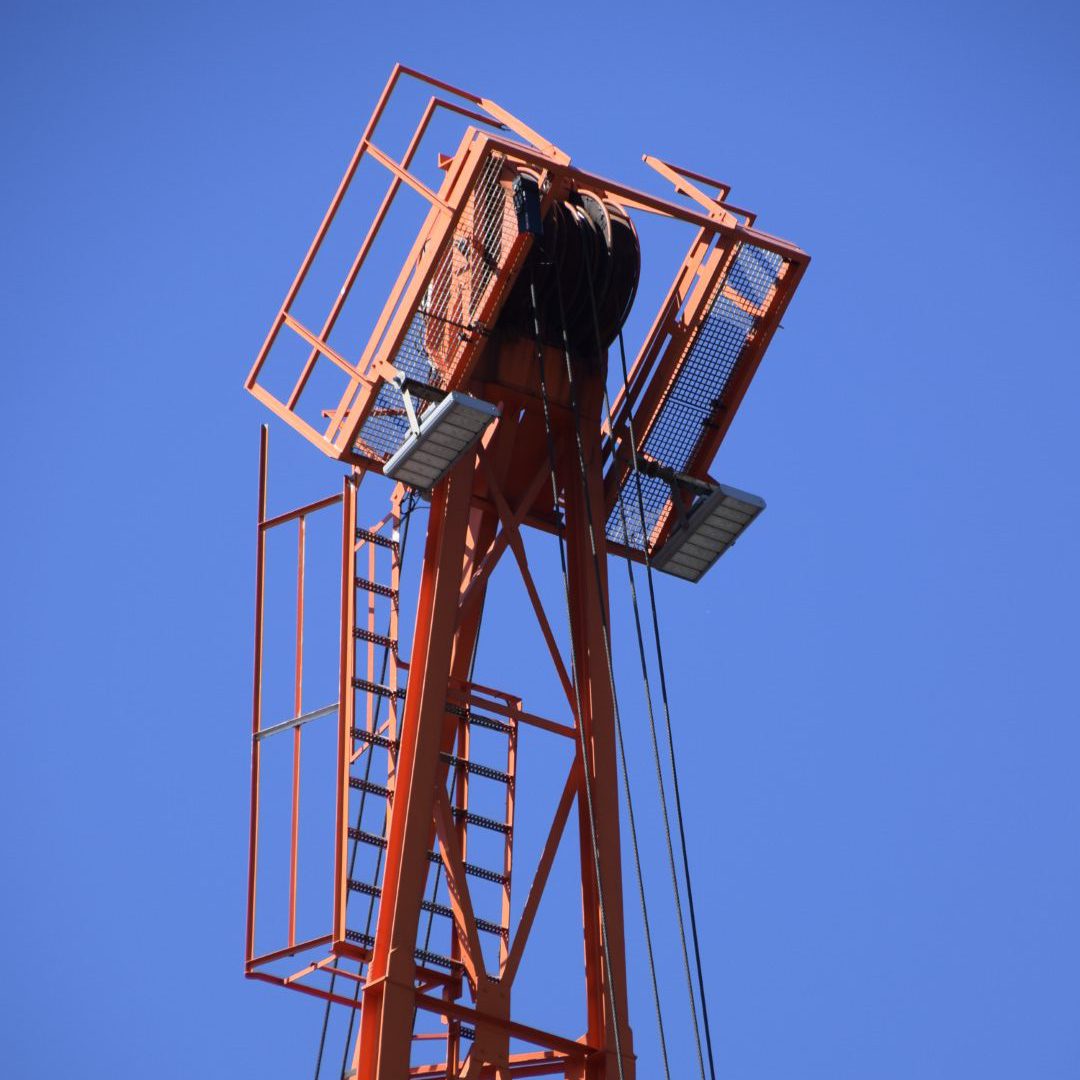 Led verlichting drijfkraan