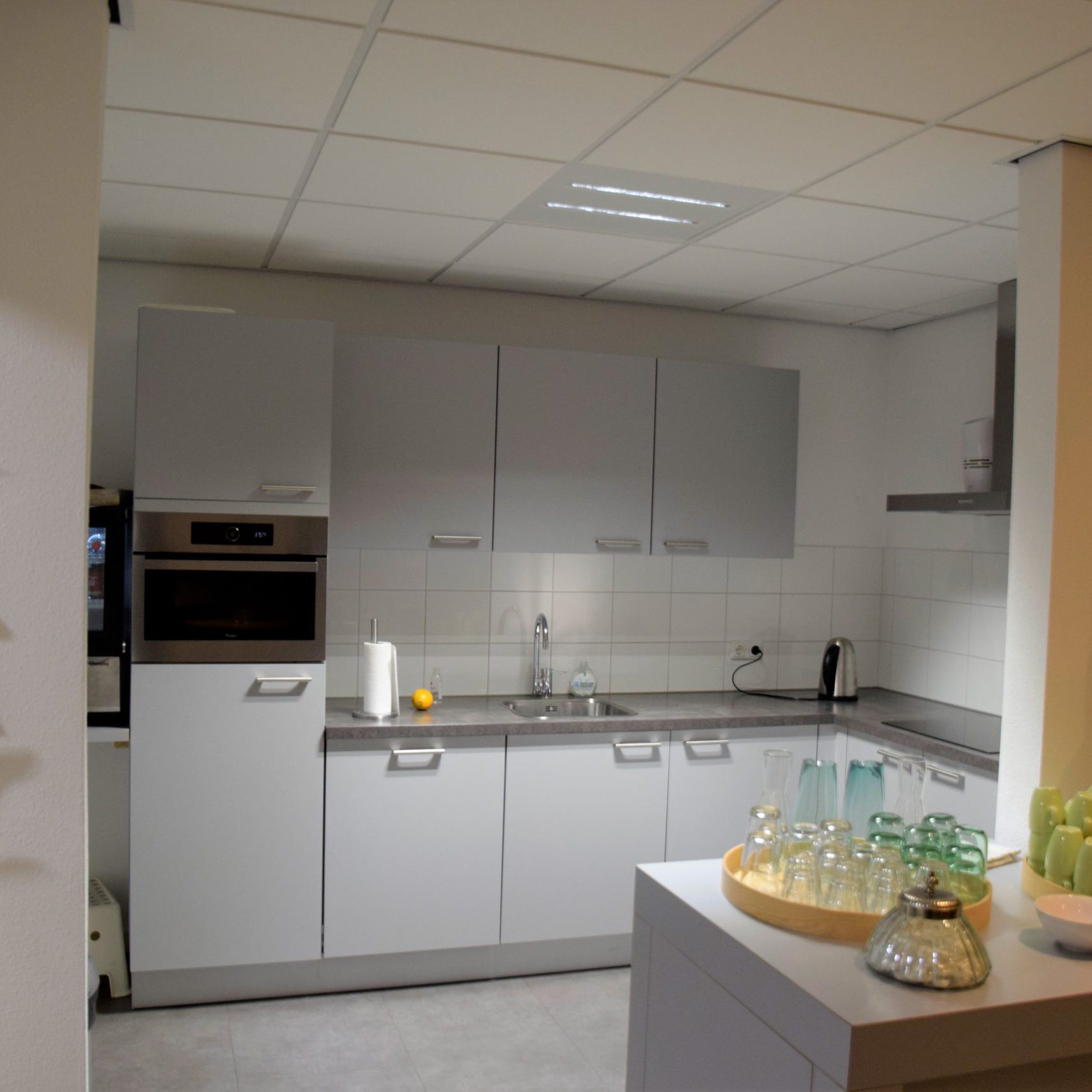 EIA led paneel in de bedrijfskeuken