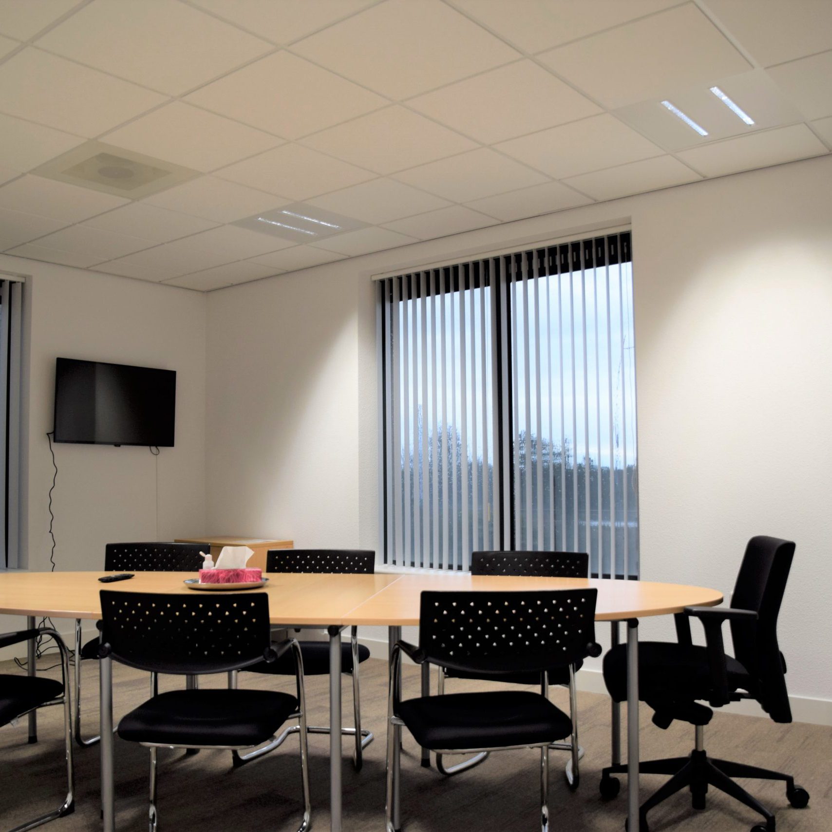 Led verlichting vergaderruimte
