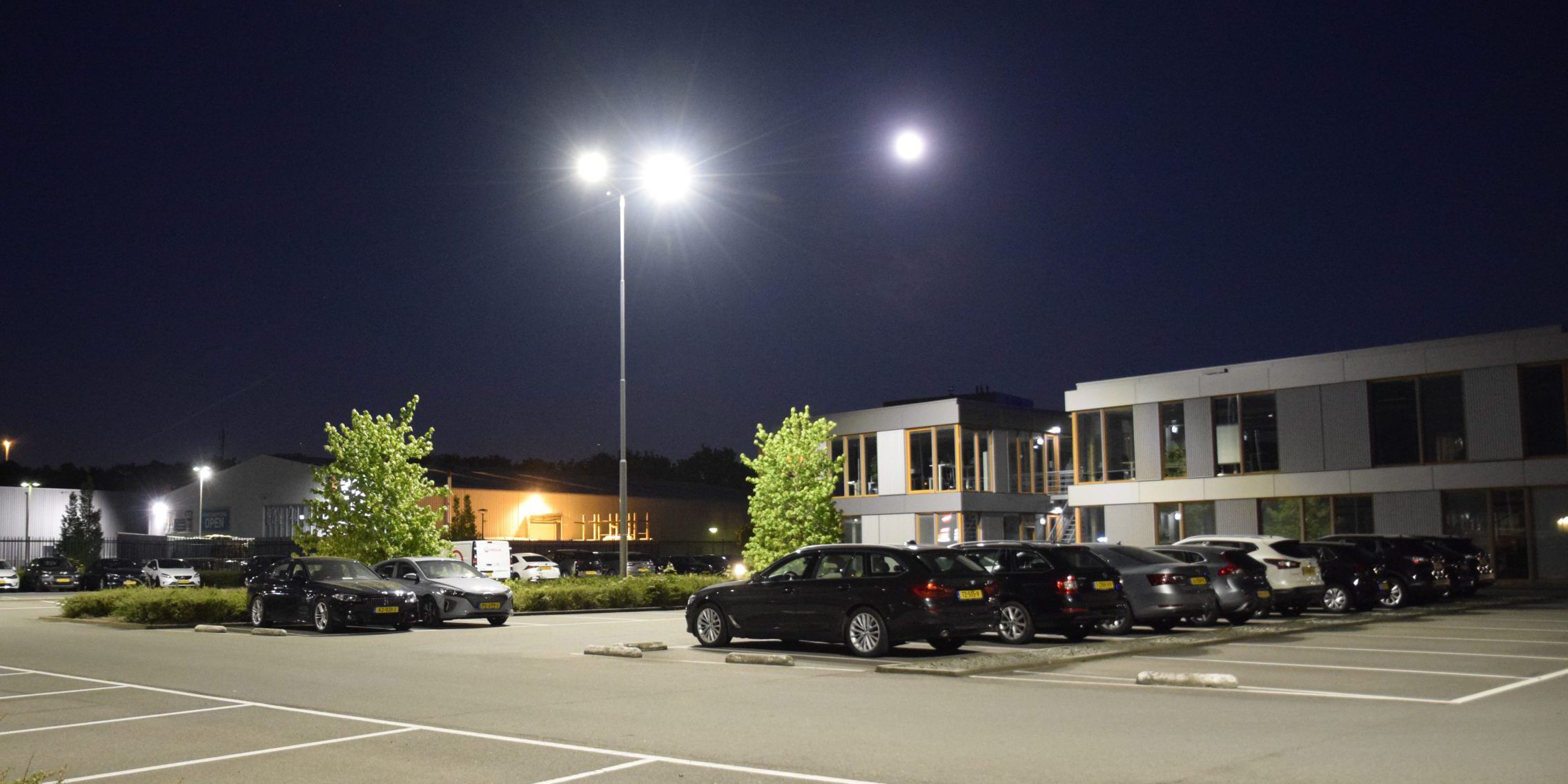 Led verlichting voor een terrein
