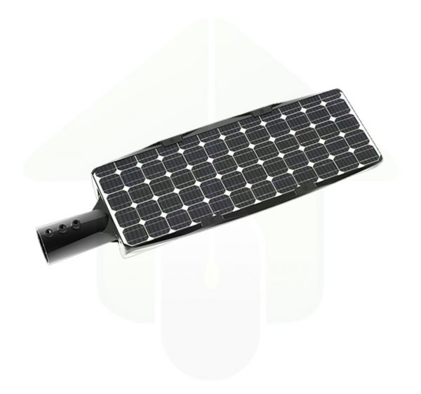 Inbouw solar zonnepaneel op de Solarics solar led buitenlamp