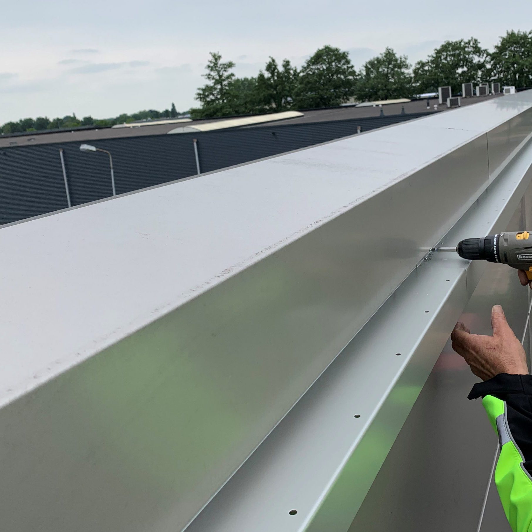 Montage afwerkprofiel - led gevelverlichting