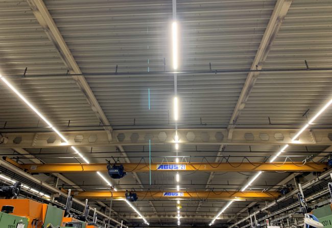 Led verlichting voor productiehallen