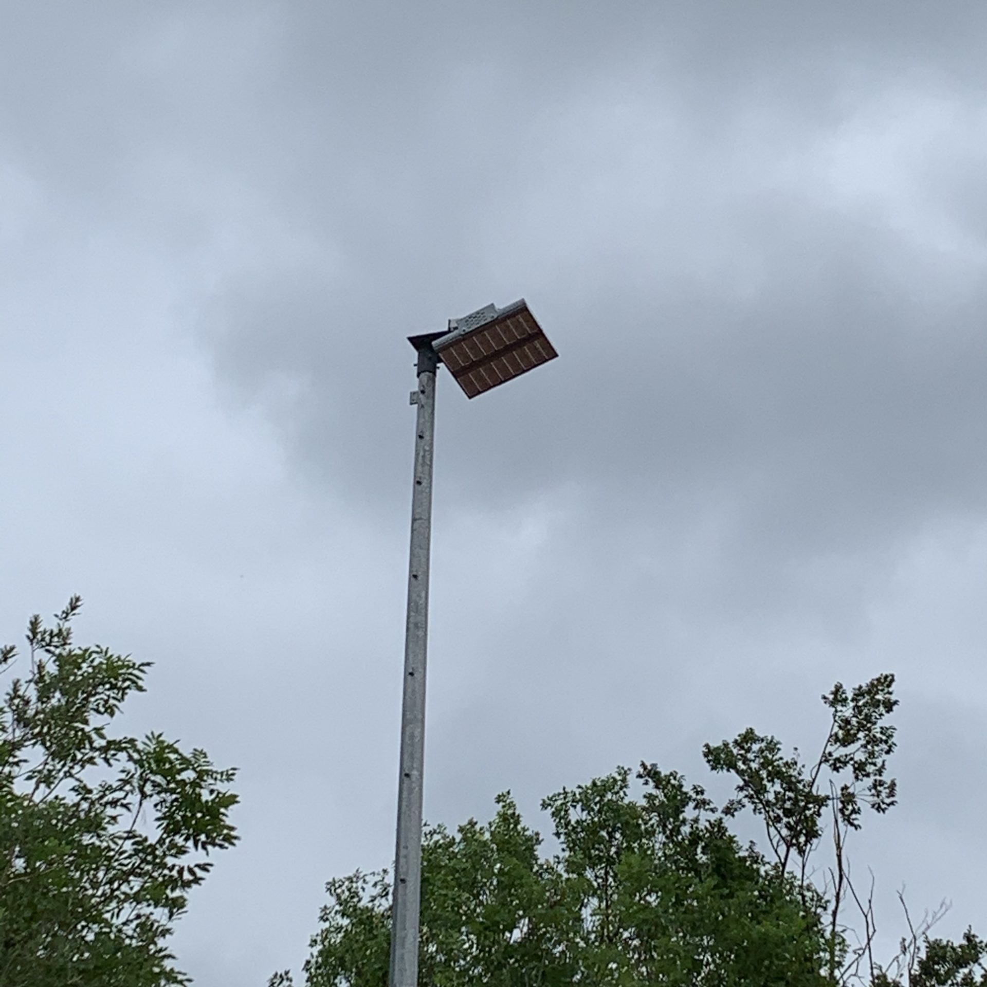 Sportveldverlichting met asymmetrische lichtbundel