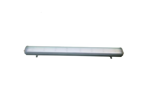 Explosieveilige LED verlichting met polycarbonaat cover en poedergecoate aluminium behuizing