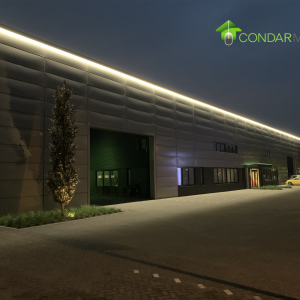 LED WALL WASHER - HIGH FRAME - Voorbeeld project gerealiseerd door Condarmatic