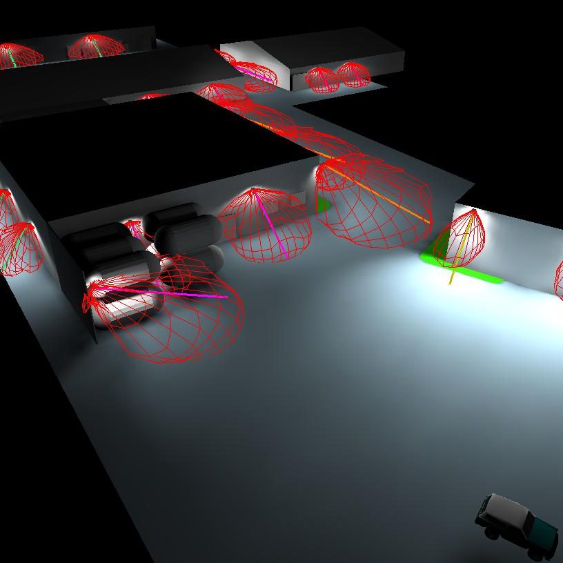Lichtplan - led verlichting terrein chemiebedrijf Moerdijk