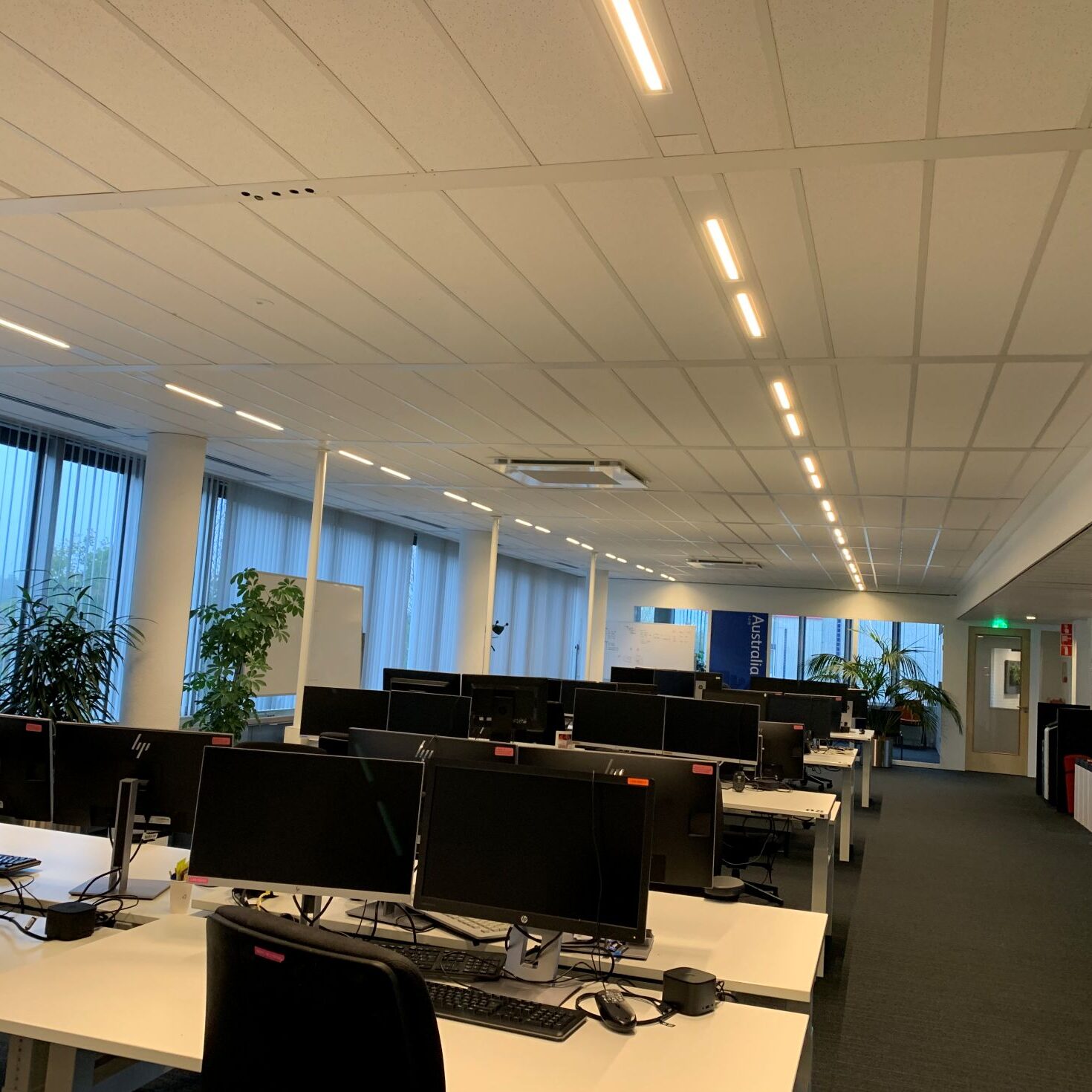 Duurzame verlichting voor kantoor met maximale