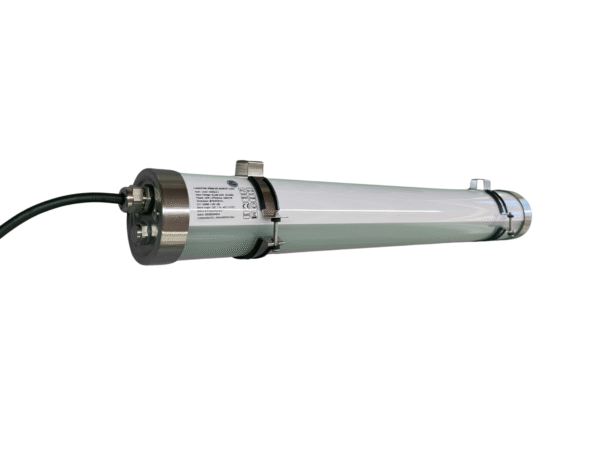LUMESTRA IP69K marine led armatuur 0,6m – single uitvoering met vaste kabel