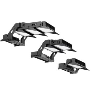 Montage van TETRA-TX PRO armatuur met schaduwkappen (visors)