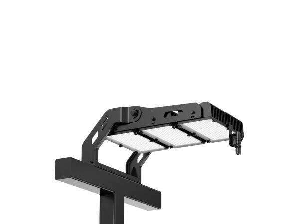 TETRA-TX PRO armatuur met externe LED-driver onderaan mast en laser