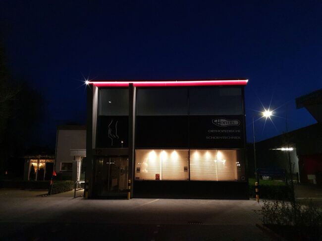Gevelreclame met led