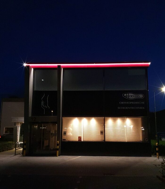 Gevelreclame met led