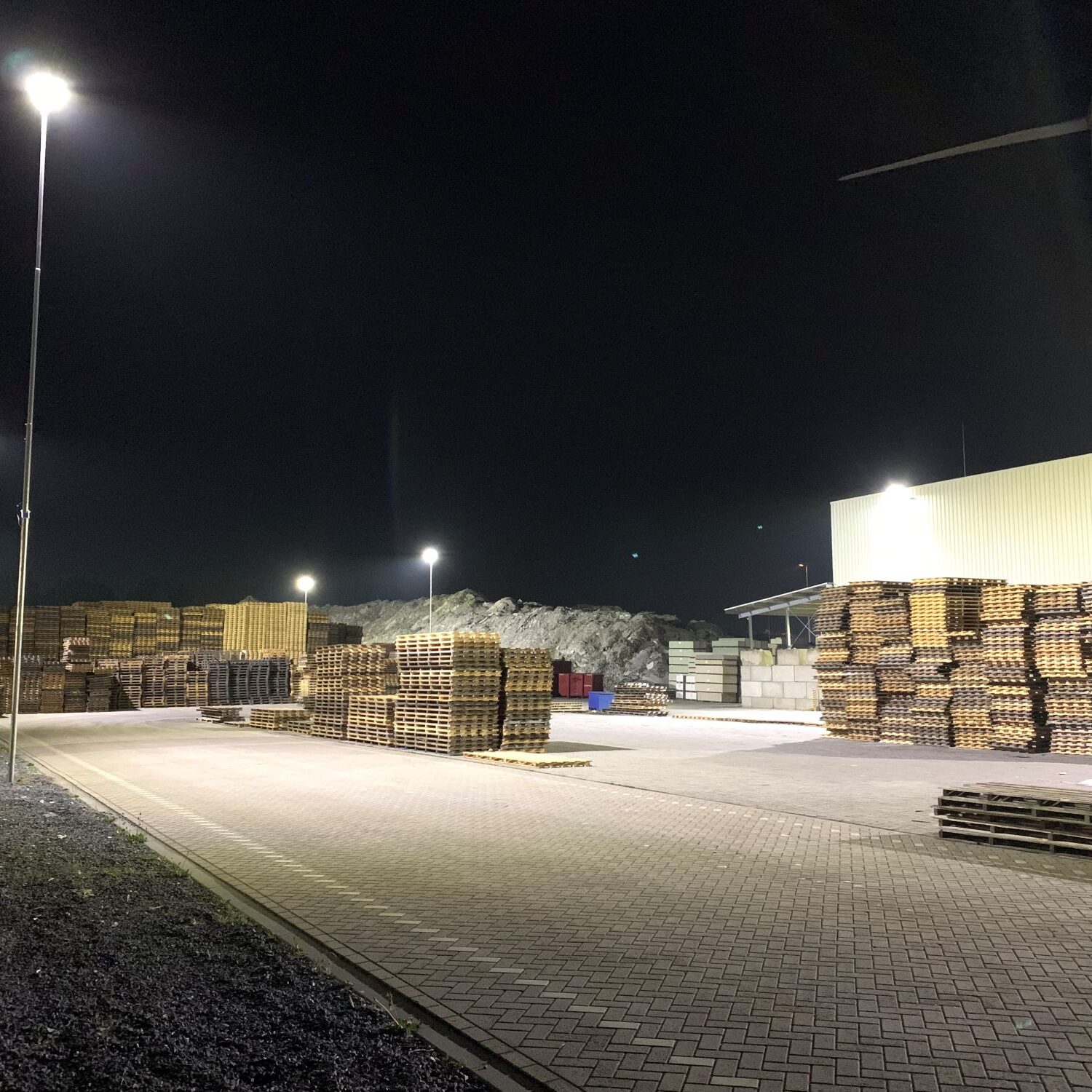 LED terreinverlichting voor bedrijfsterrein