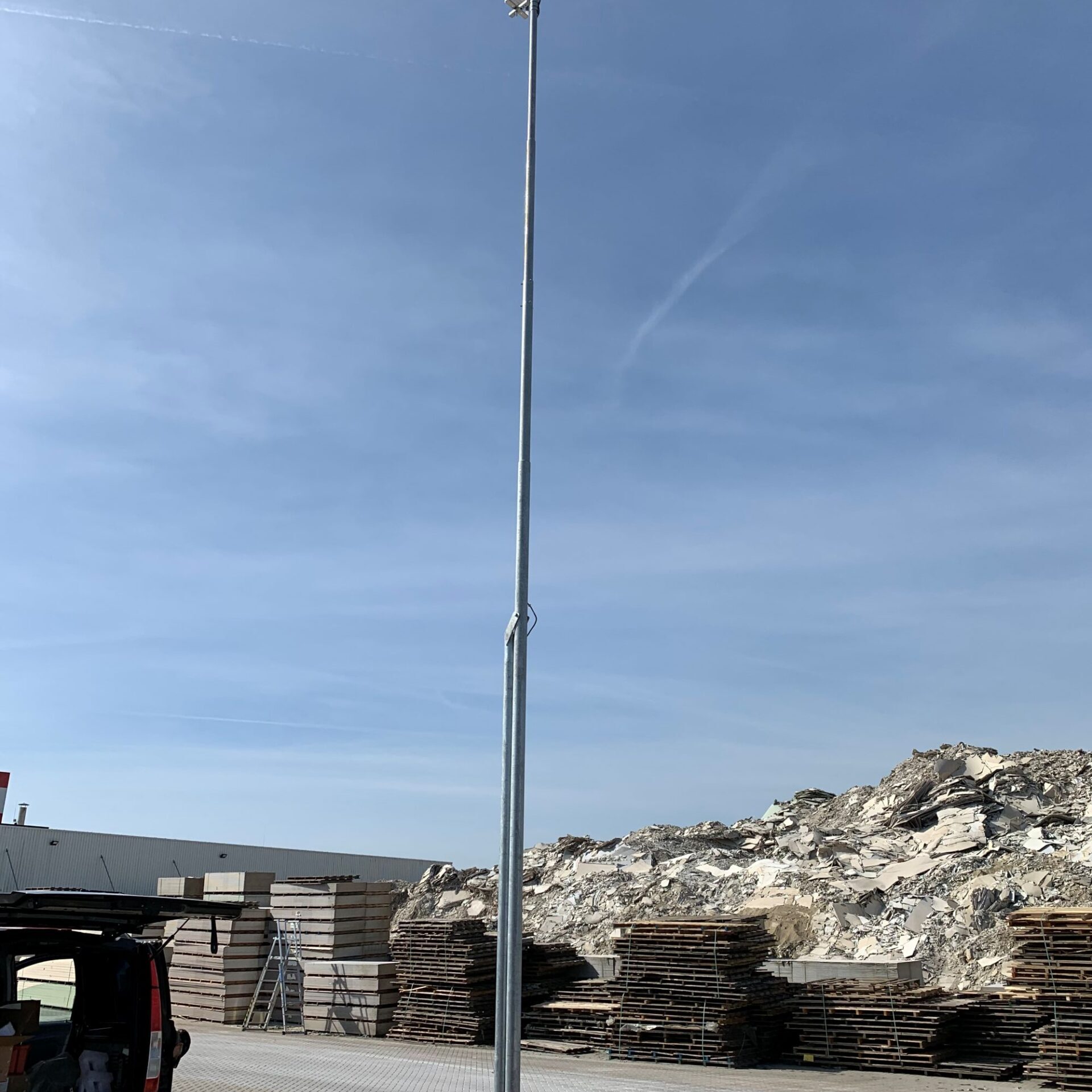 LED terreinverlichting voor bedrijfsterrein