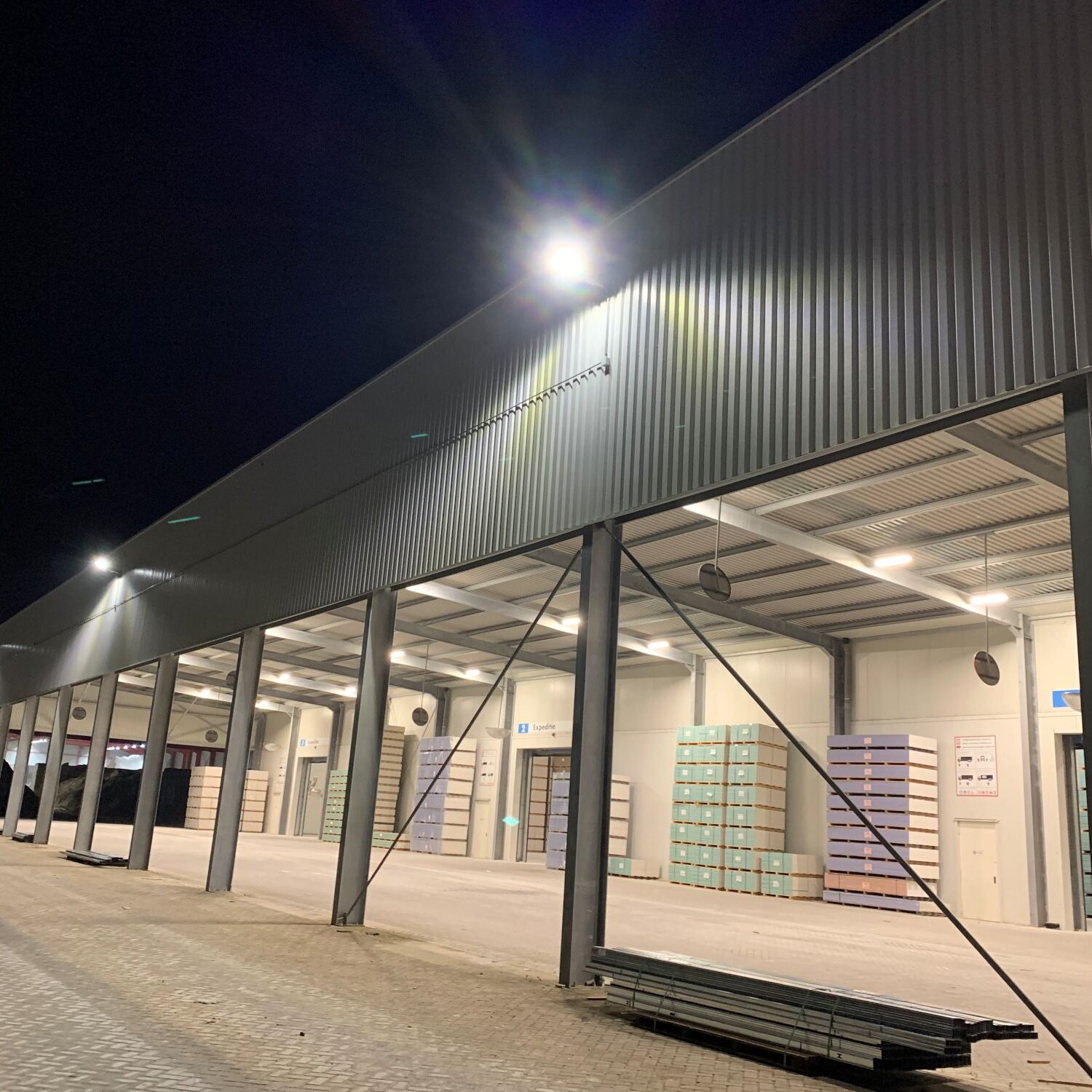 LED terreinverlichting voor bedrijfsterrein