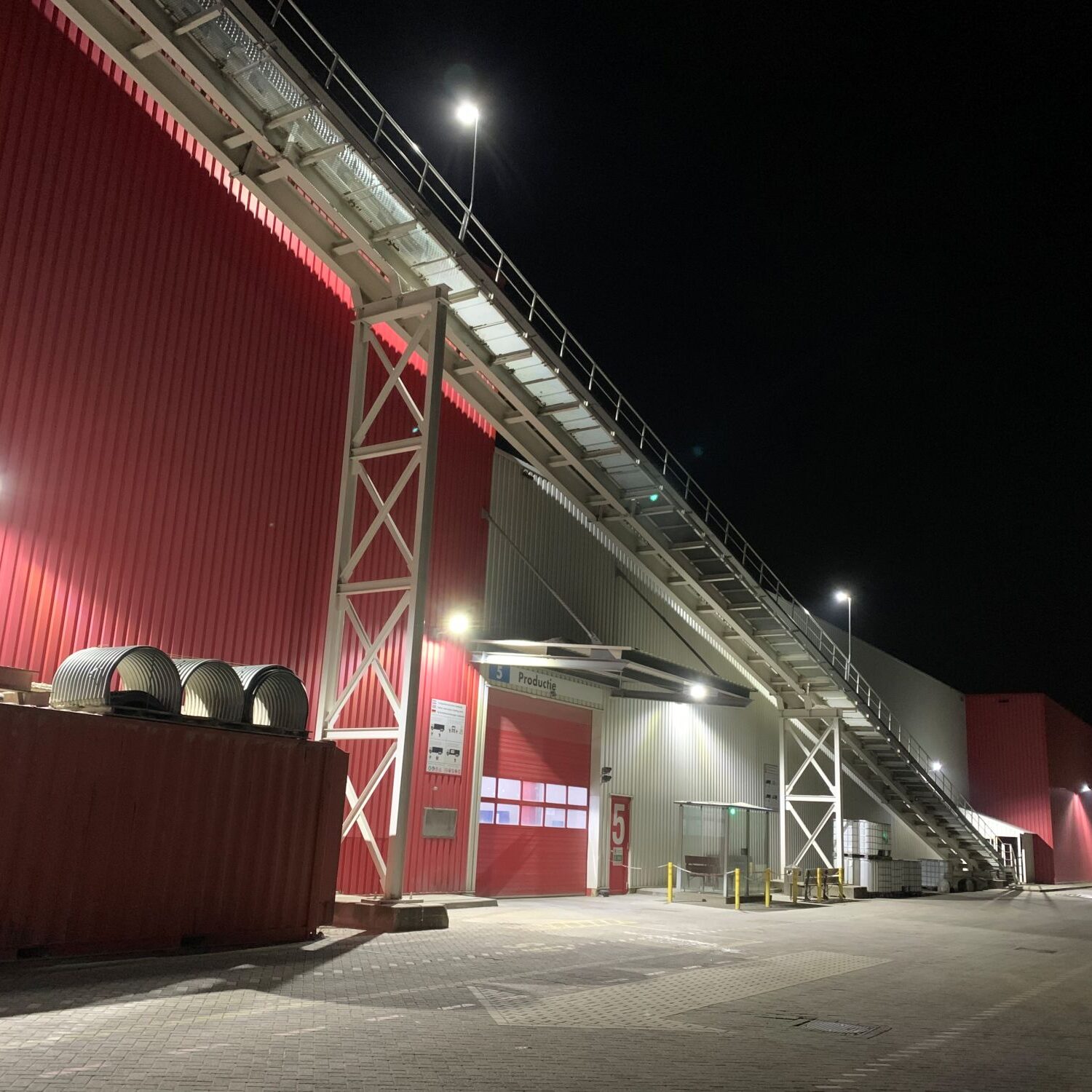 LED terreinverlichting voor bedrijfsterrein