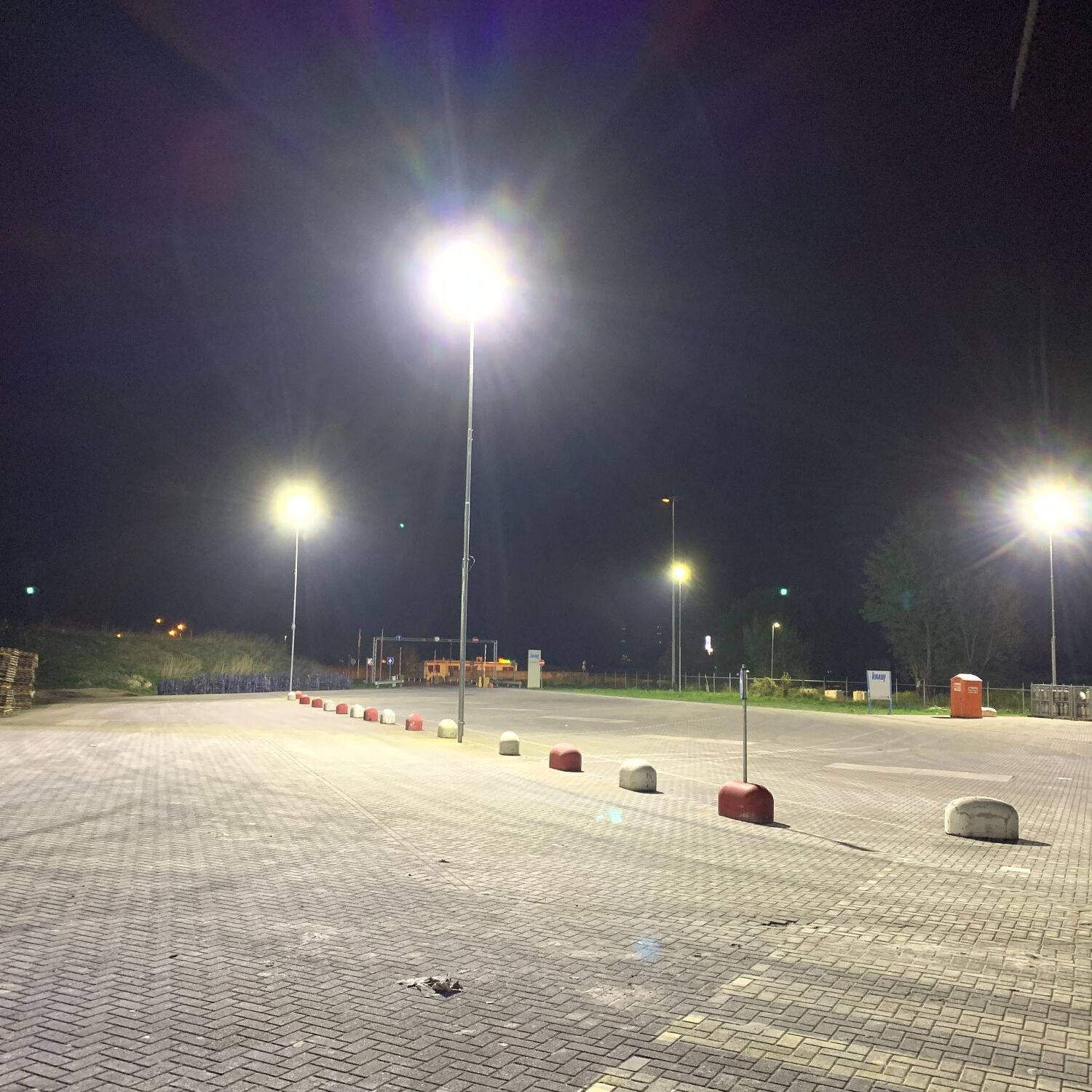 LED terreinverlichting voor bedrijfsterrein