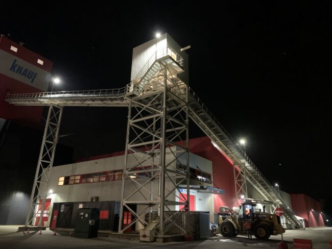 LED terreinverlichting voor bedrijfsterrein