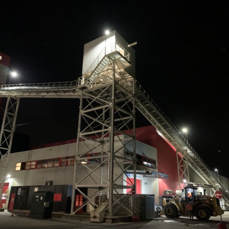 LED terreinverlichting voor bedrijfsterrein