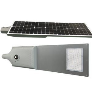 SUNCON solar straatarmatuur met een 60W monokristallijn silicium zonnepaneel van Condarmatic